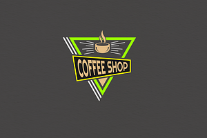 Coffee Shop Design Logo Template