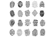 Doodles Texture Elements & Cards, a Texture Graphic by IRSYART (Thumbnail 3 of 5)