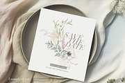 Serene. Watercolor Collection, an Illustration by OctopusArtis (Thumbnail 3 of 7)