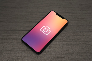 iPhone Xs Max Gold Mockup
