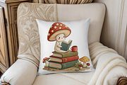 Hedgehog Bookworm PNG Clipart, an Animal Illustration by MockupWizard (Thumbnail 5 of 5)