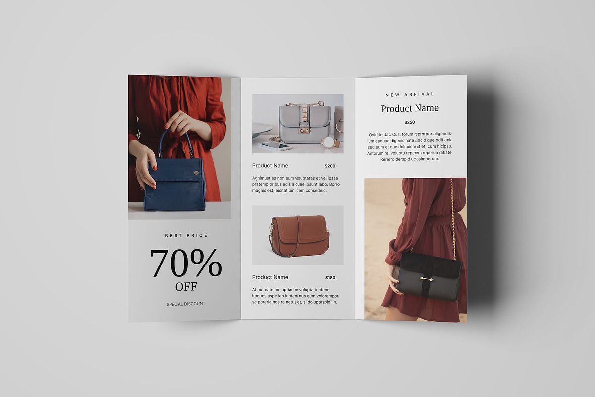 Trifold Product Brochure Template, a Brochure Template by Meenom Templates (Photo 5 of 6)