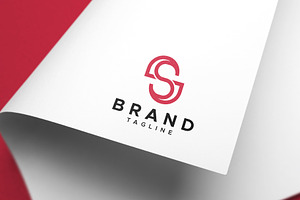 Letter S Or SS Minimal Logo Design