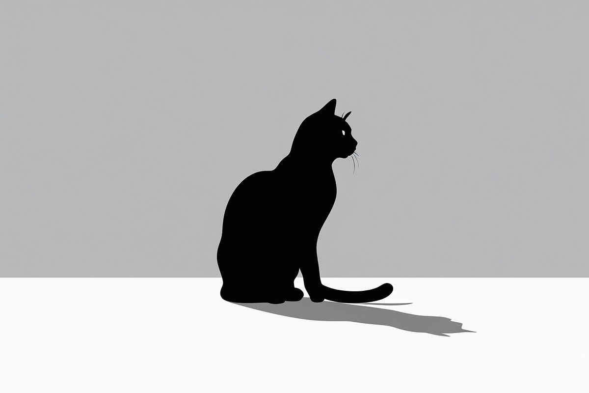 Minimal Sitting Cat Bundle, an Illustration by abu67222 (Photo 4 of 7)