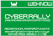 Spread Wings font, a Font by weknow (Thumbnail 2 of 8)
