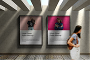 Poster Mokcup, an Advertising Mockup by Kenrichi (Thumbnail 1 of 4)