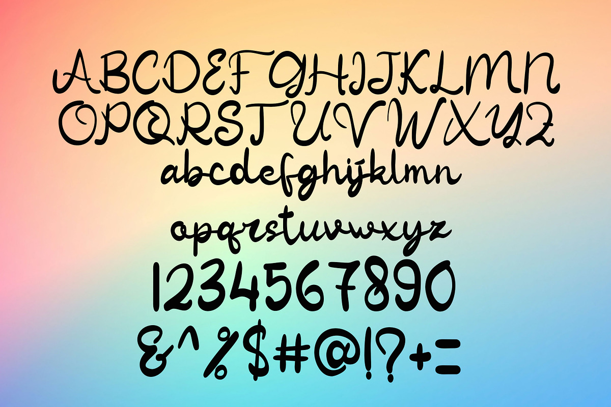 Shilla, a Handwritten Font by Canden Meutuah (Photo 4 of 5)