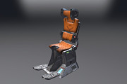 Pilot Seat, an Environmental 3D Model by obeyart (Thumbnail 1 of 7)