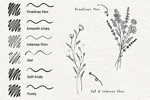 Fine Line Pencils For Procreate