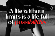 Mancky, a Sans Serif Font by saemoon creative (Thumbnail 7 of 15)