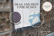 Woven Throw Blanket Mockup - Bundle, a Household Mockup by VisualGrid (Thumbnail 5 of 10)