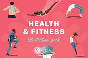 Health & Fitness Illustration Pack, a Healthcare Illustration by The Minimalist (Thumbnail 1 of 8)