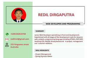 Resume Template (CV)
