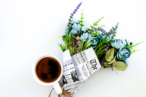 Mug of tea  elegance featuring work, workspace, and desk