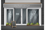 Vector Realistic Store Front Bundle, a Work Illustration by Zonda (Thumbnail 5 of 7)