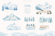 Let's Play In The Snow Collection, an Animal Illustration by PeDe Designs (Thumbnail 4 of 9)