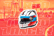 Turbo Lancer- Racing Logo Font, a Sans Serif Font by Rillatype (Thumbnail 5 of 7)