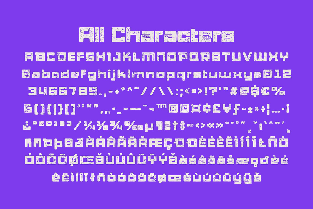 CS Bytex Stamp, a Sans Serif Font by Craft Supply Co. (Photo 8 of 8)