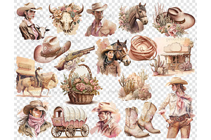 Western Girl Clipart Wild West