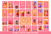 Orange Pink Email Templates, an Email Template by SunshineStudioBoutique (Thumbnail 5 of 10)