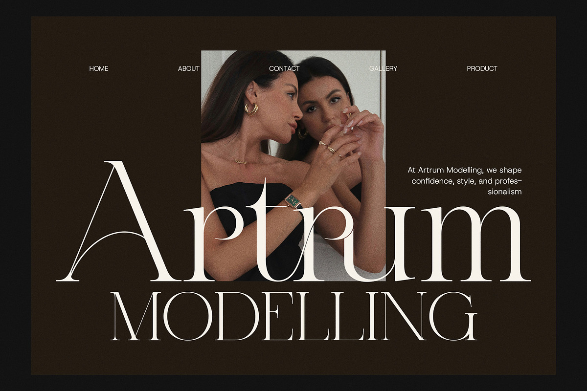 Bigrona Elegant Serif Font, a Serif Font by Graphicxell (Photo 7 of 8)