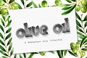 Olive Oil Font (ONLY $9), a Handwritten Font by Salt & Pepper Designs (Thumbnail 1 of 6)