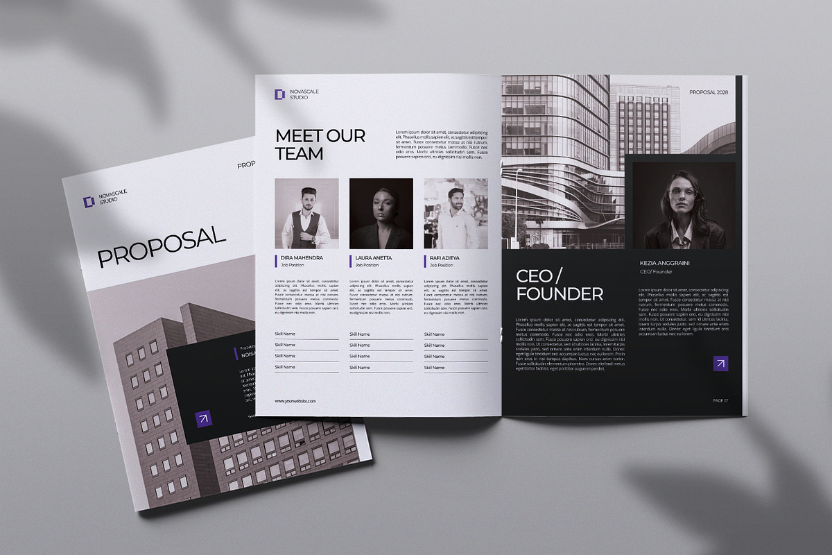 Project Proposal Template, a Magazine Template by Portocraft