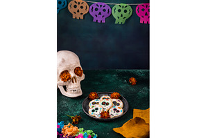 Mexican Halloween Dia de los Muertos, a Holiday Photo by Yulia Furman