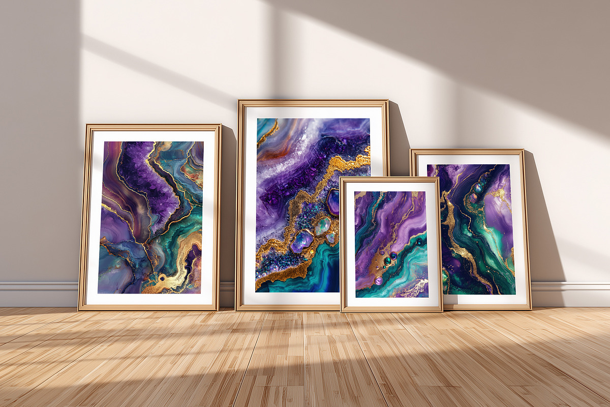 Iridescent Marble Illustration, a Decorative Illustration by Housui Patterns (Photo 11 of 12)