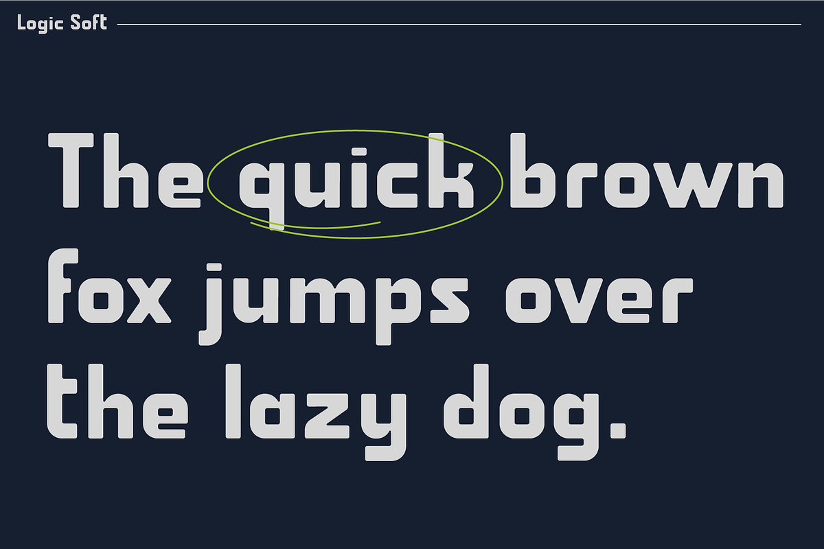 Logic Sharp & Soft, a Sans Serif Font by Ideabuk (Photo 2 of 8)