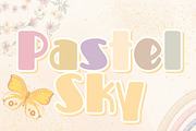 Pastel Sky - Display Handwritten, a Handwritten Font by Charmingbear59.design (Thumbnail 1 of 5)