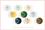Cottagecore Pattern 4 Pink Flower, a Pattern Graphic by Euonia Meraki (Thumbnail 4 of 10)