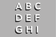 3D Plastic Letters & Numbers, an Object 3D Model by Graphic Pattern Studio (Thumbnail 2 of 6)