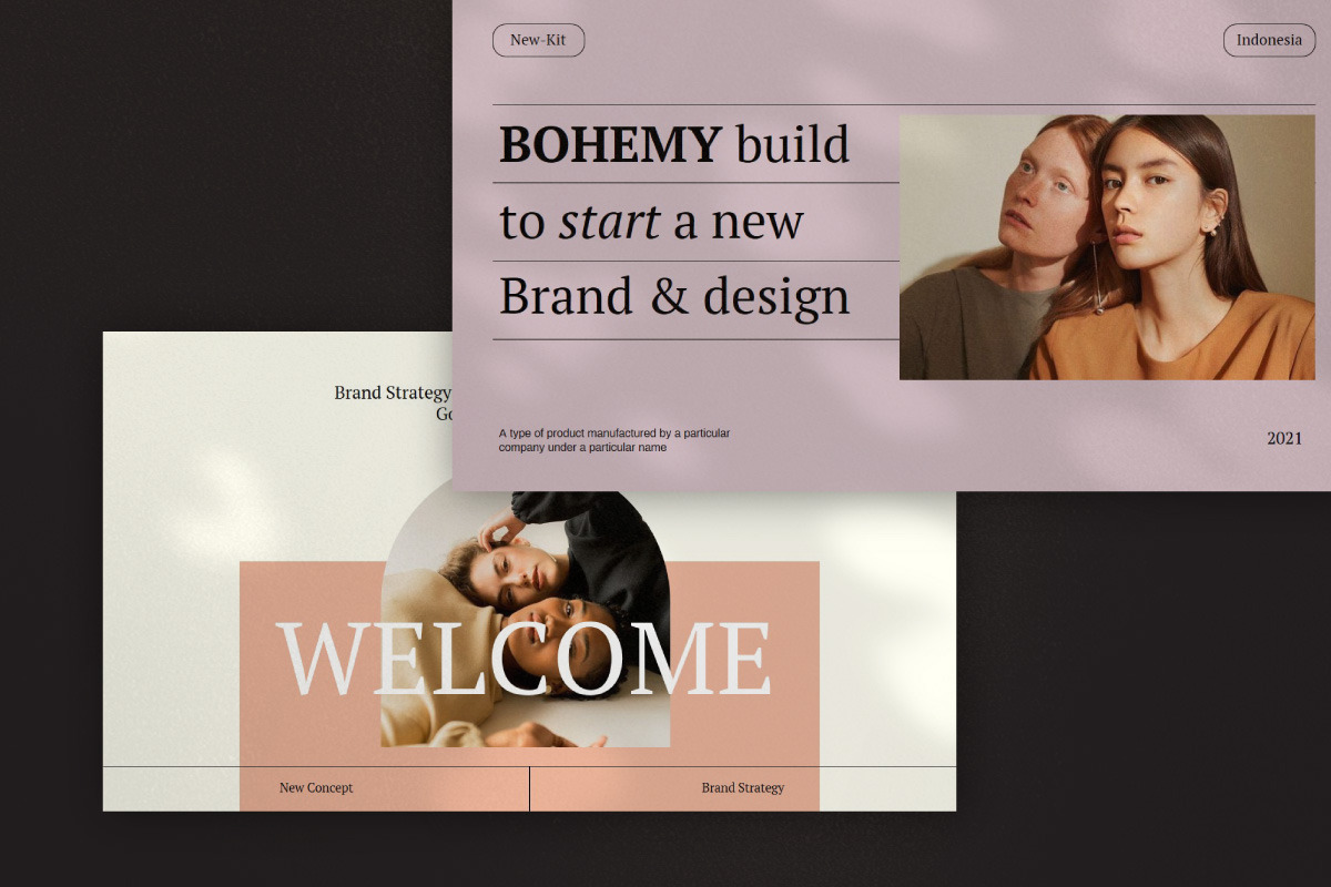 BOHEMY - Brand  Google Slide, a Presentation Template by Dirtytemp Studio (Photo 5 of 12)