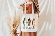 Watercolor Fishing Hunting Clipart, a Seasonal Illustration by designcity5 (Thumbnail 4 of 5)