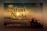Silent Night Postcard Template, a Flyer Template by Godserv Designs (Thumbnail 4 of 10)