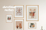 150 Christmas Kids Posters & Prints, a Background Graphic by Muse Artist (Thumbnail 15 of 17)