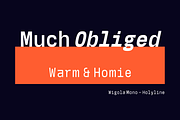 Wigola Mono - Monospace Family, a Sans Serif Font by Holyline Design (Thumbnail 15 of 15)