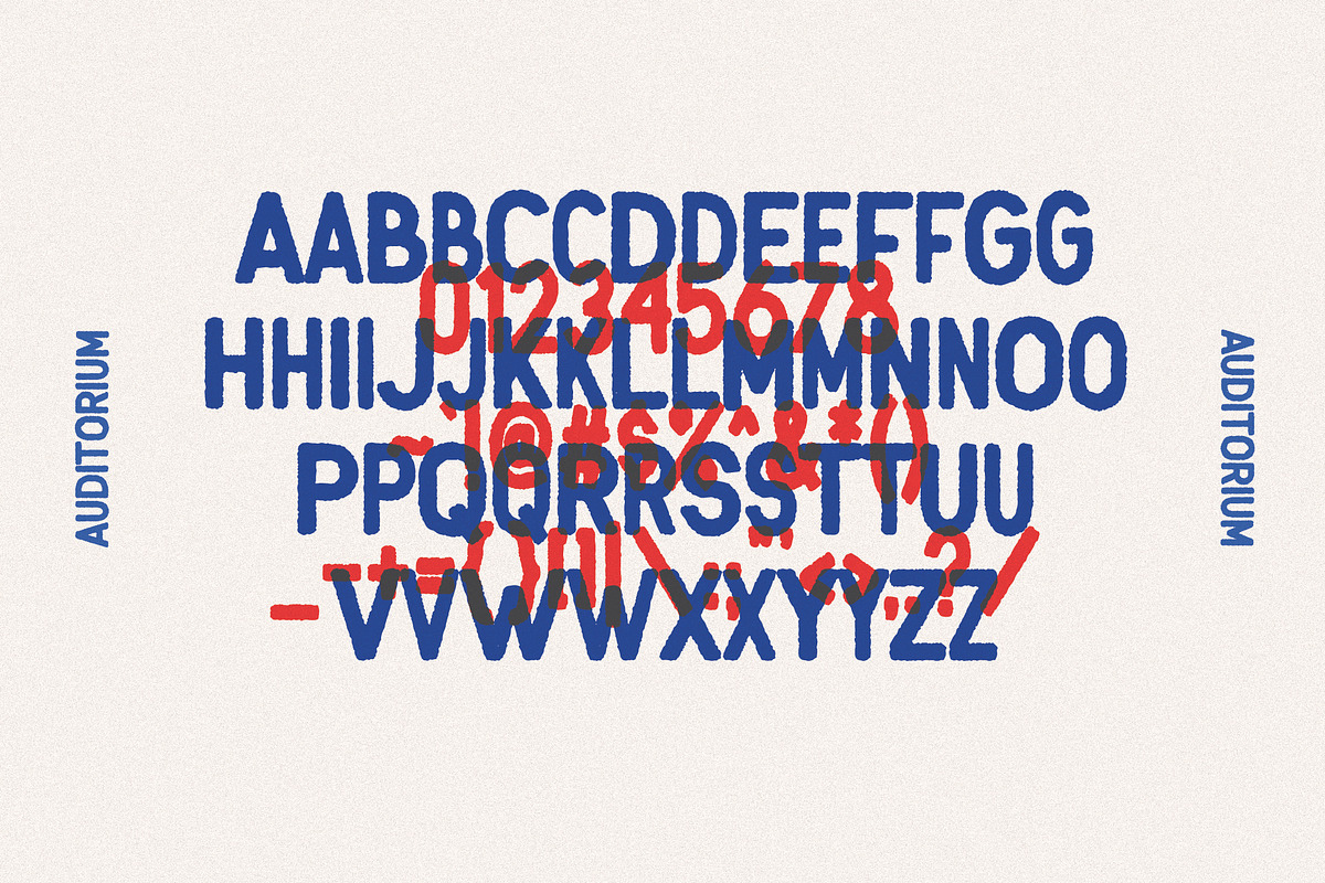Auditorium, a Sans Serif Font by Midnight Grim (Photo 3 of 4)