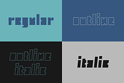 Monolith Pro - Strong Blocky Font, a Font by Gravitype (Thumbnail 8 of 11)