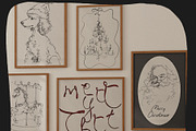 Winter Belongings: Holiday Line Art, a Seasonal Illustration by Purple (Thumbnail 8 of 15)