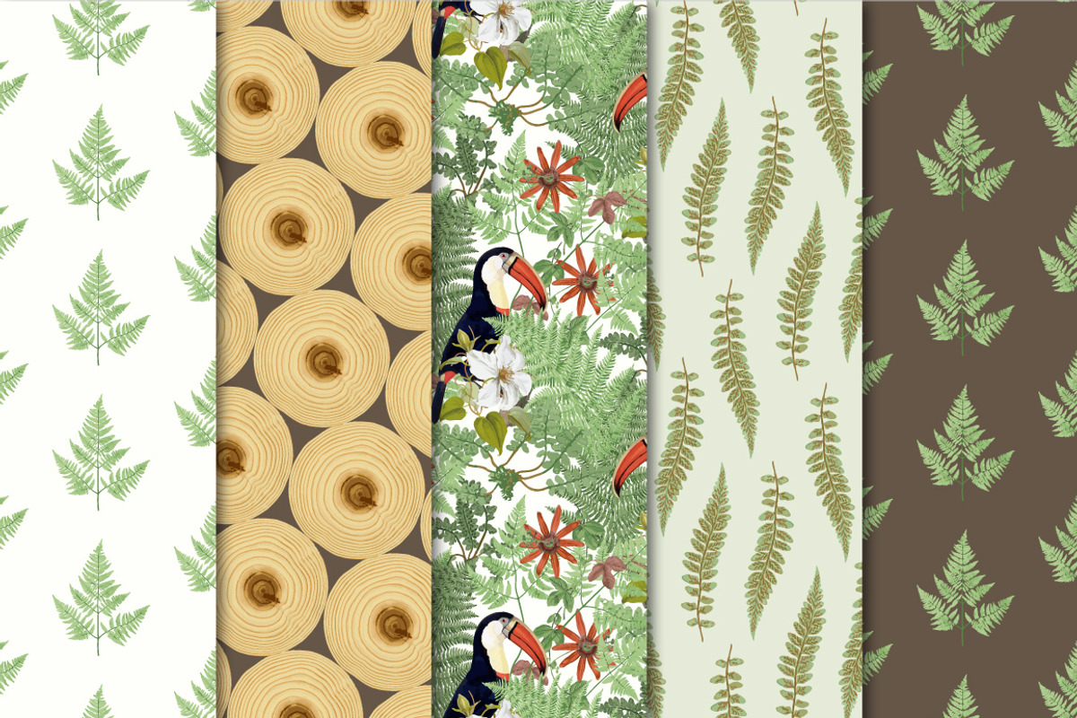 Digital Papers Tropical preview 3