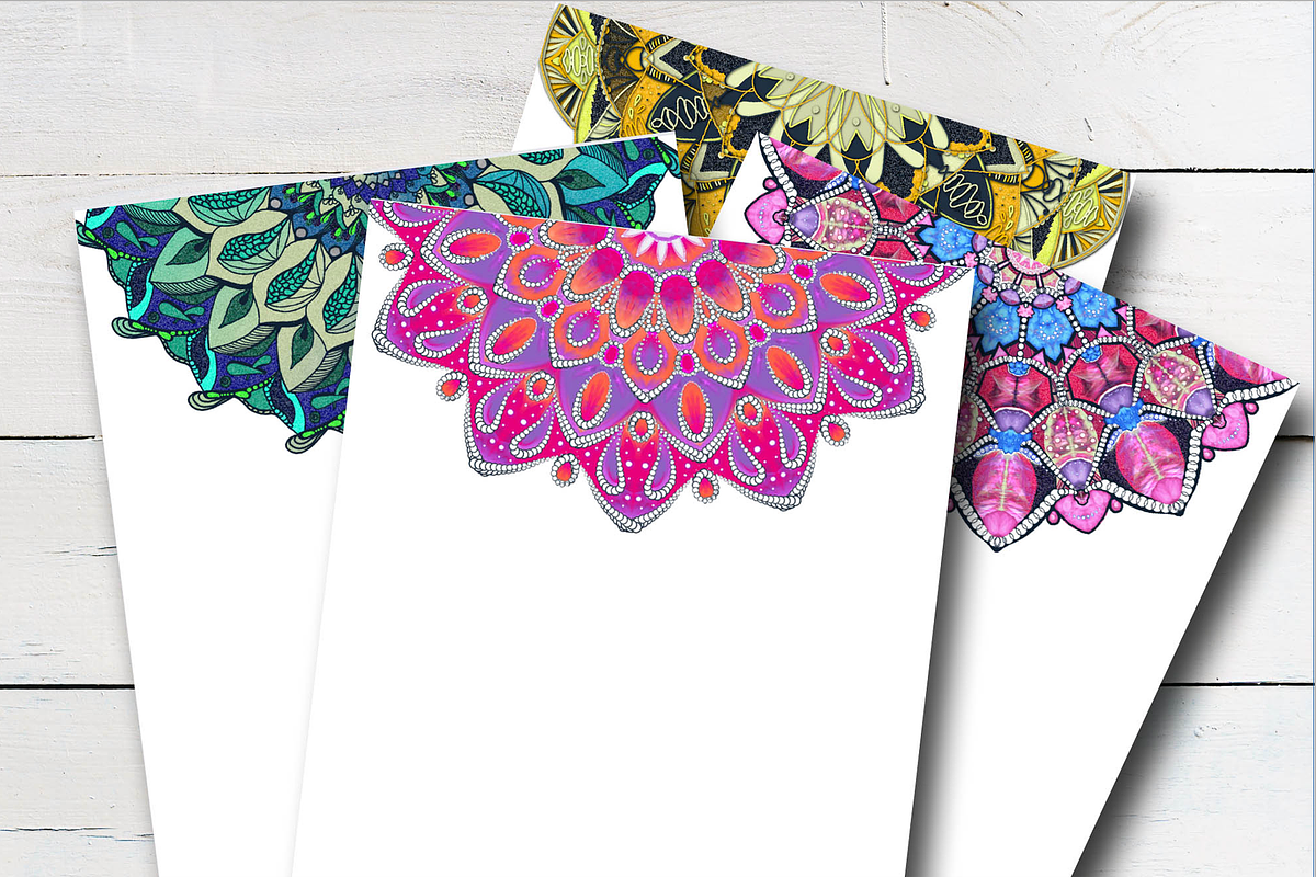 Mandala Card CANVA Template Set, a Templates & Theme by Vibrant Design Shop (Photo 3 of 8)