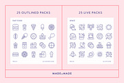 Mega Bundle Vol 3 Line Icons, an Outline Icon by Made by Made (Thumbnail 4 of 10)