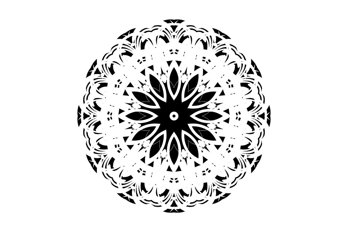 Decorative Mandala Digital Art Pack, a Decorative Illustration by NJ Himel (Photo 25 of 101)