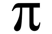 Math Pi Symbol Typography Bundle, an Education Illustration by Designer_Momina (Thumbnail 7 of 16)
