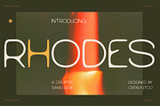 Rhodes Creative Sans Serif Font, a Sans Serif Font by Catalystco Studio (Thumbnail 1 of 7)
