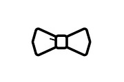 50 Black Bow Tie Vector Bundle Set, an Illustration by Designs_River (Thumbnail 21 of 51)