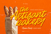 Bruttery - Gritty Script Font, a Script Font by ikiiko (Thumbnail 2 of 7)
