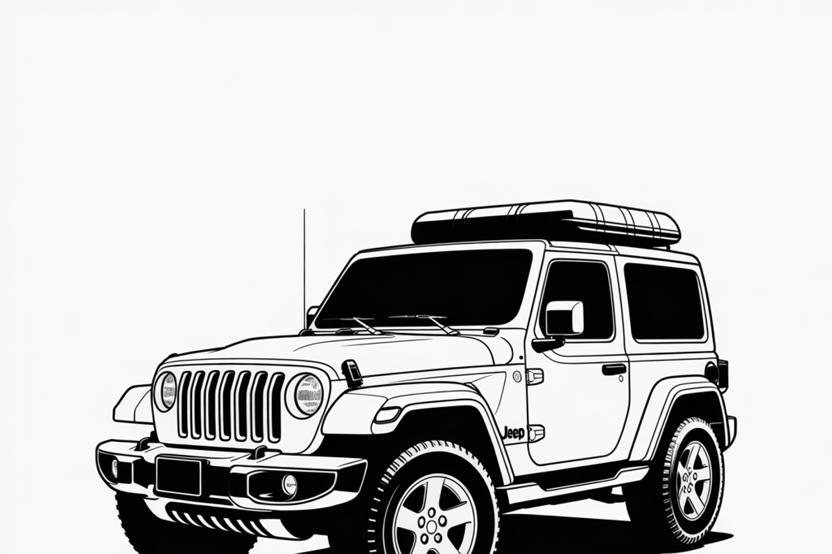 Jeep Vector Traveled design, perfect, an Illustration by Amazin_art (Photo 7 of 9)